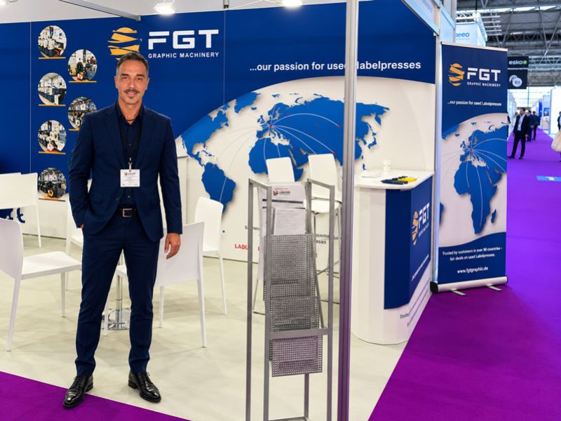Pasquale Cariglia auf Messestand